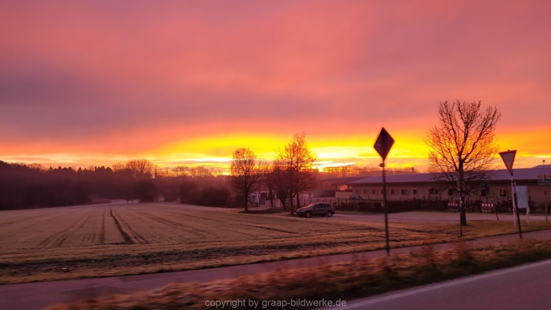 04.01.2023 - Sonnenaufgang in Uhingen_04